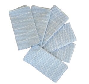 LOT DE 6 SERVIETTES DE TABLE EN POLYCOTON 48X48 CM
