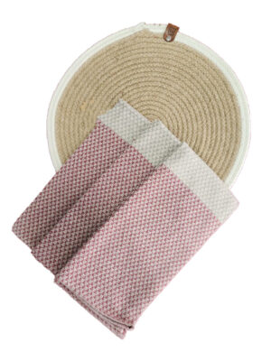 Lot de 3 SERVIETTES DE TABLE ARABESQUE  43*56cm