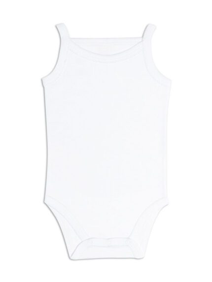 Body bébé  bretelle blanc uni