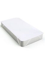 PROTEGE MATELAS BEBE 60x120 PLAT  IMPERMEABLE BLANC – Image 2