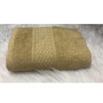 SERVIETTE EPONGE BOUCLE LANA JAUNE AMBRE
