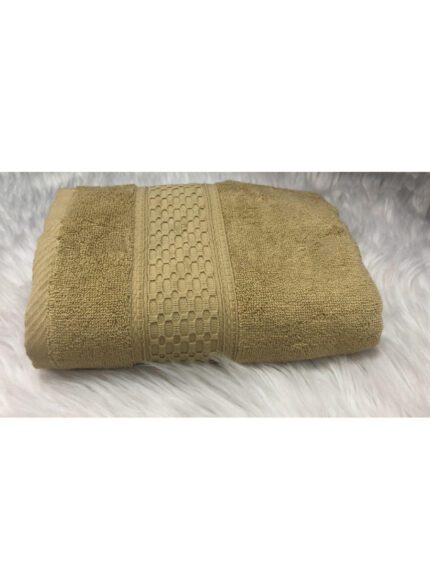 SERVIETTE EPONGE BOUCLE LANA JAUNE AMBRE