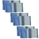 Lot de 6 Serviettes de Cuisine en Coton 45X55 CM