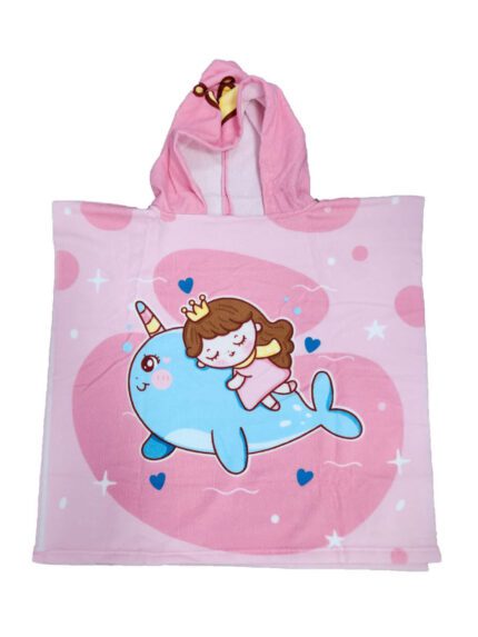 Poncho de Plage Enfant 60x120 cm