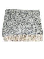 JETE COTON CAPRI GRIS MOYEN 160X250CM – Image 3