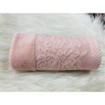 SERVIETTE INVITE 30/50 ROSE BEBE