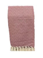 JETE COTON ATHENES BORDEAUX 160X250CM – Image 3