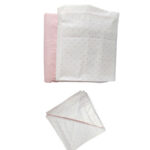 PARURE DE LIT BEBE 100% COTON 60X120 CM