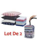 SET DE 2 SAC A CUBE A VIDE -Taille   XL  (55*70*30)
