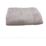 SERVIETTE EPONGE BOUCLE LANA ROSE CLAIR