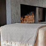 JETE COTON ATHENES  TAUPE 160X250CM
