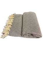 JETE COTON ATHENES  TAUPE 160X250CM – Image 4
