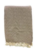 JETE COTON ATHENES  TAUPE 160X250CM – Image 2
