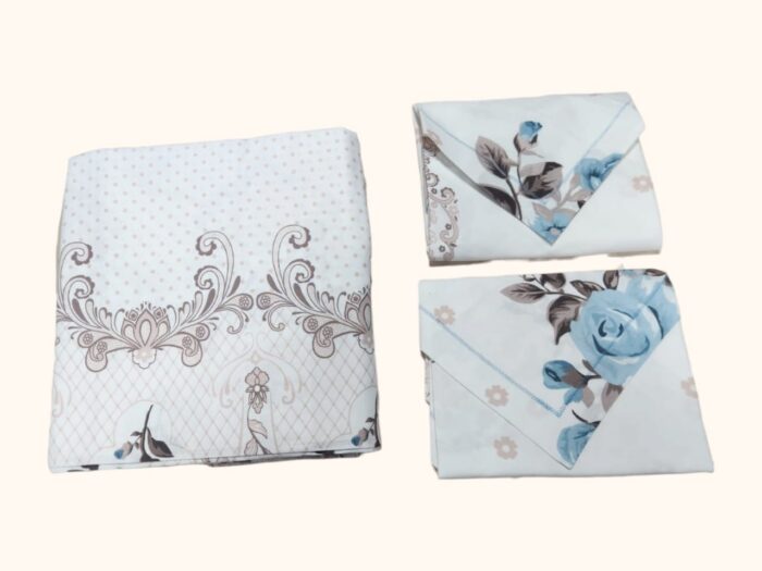 PARURE DE LIT 2 PLACES 100% COTON 160X200 CM – Image 2