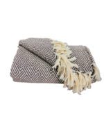 JETE COTON ATHENES  TAUPE 160X250CM – Image 3