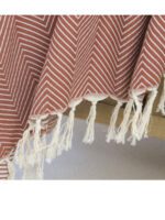 JETE COTON AMSTERDAM TERRACOTTA 160X250CM – Image 2
