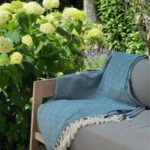 JETE COTON ATHENES  VERT EMERAUDE 160X250CM
