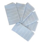 LOT DE 6 SERVIETTES DE TABLE EN POLYCOTON 48X48 CM