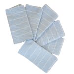 LOT DE 6 SERVIETTES DE TABLE EN POLYCOTON 48X48 CM