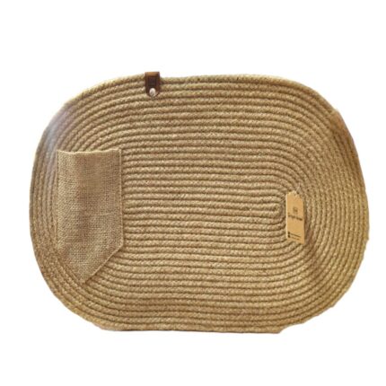 SOUS PLAT  OVAL EN JUTE