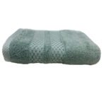 SERVIETTE EPONGE BOUCLE LILY VERT D EAU