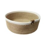 CORBEILLE DE RANG  ULTI USAGES AVEC BORD BLANC ROND 20/H10