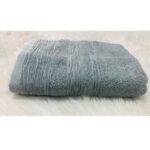 SERVIETTE EPONGE BOUCLE SILENE GRIS