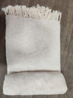 JETE COTON CAPRI  TAUPE CLAIR 160X250CM – Image 3