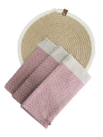 Lot de 3 SERVIETTES DE TABLE ARABESQUE  43*56cm