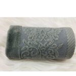 SERVIETTE INVITE VELOUR 30/50 GRIS