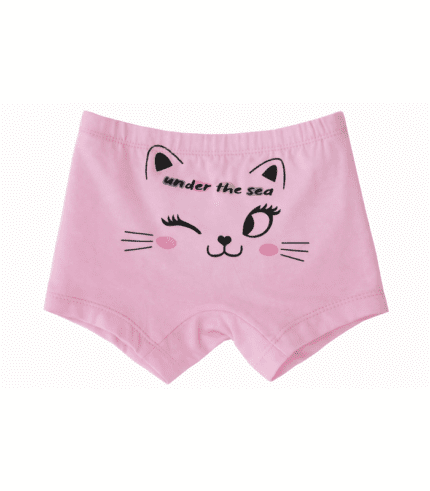 BOXEUR FILLETTE ROSE "UNDER THE SEA"