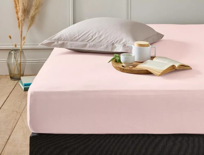DRAP HOUSSE DE LIT 2 PLACES POLYCOTON 180X200 CM – Image 2