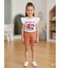 Ensemble 2 pièces short fille BLANC