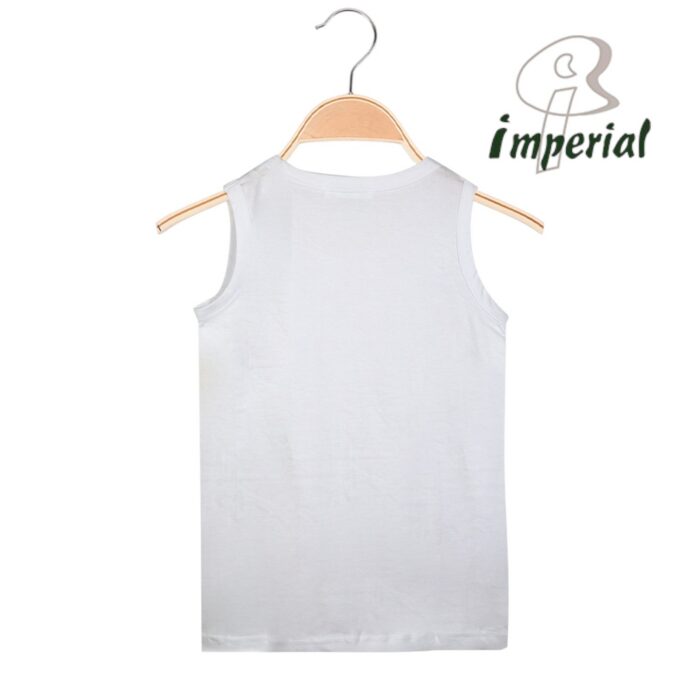 Gilet garcon blanc 100% Coton IMPERIAL – Image 2