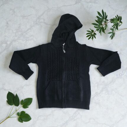 Gilet à capuche zippé