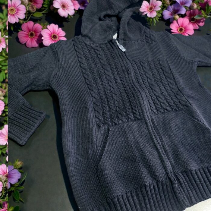 Gilet à capuche zippé – Image 4