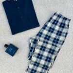 Pyjama Homme Manches longues Deux Pièces coton