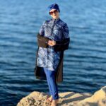 Burkini femme multi colore BLEU