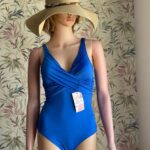 Maillot de bain une pièce Bleu Bic