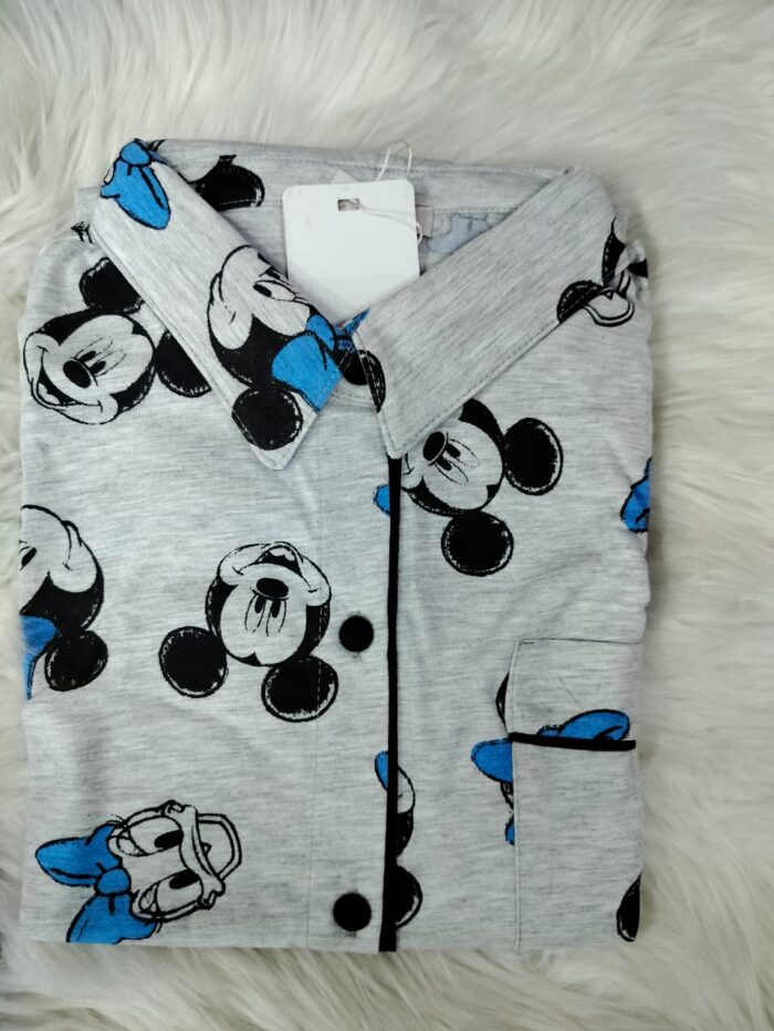 Pyjama chemise coton Mickey – Image 4
