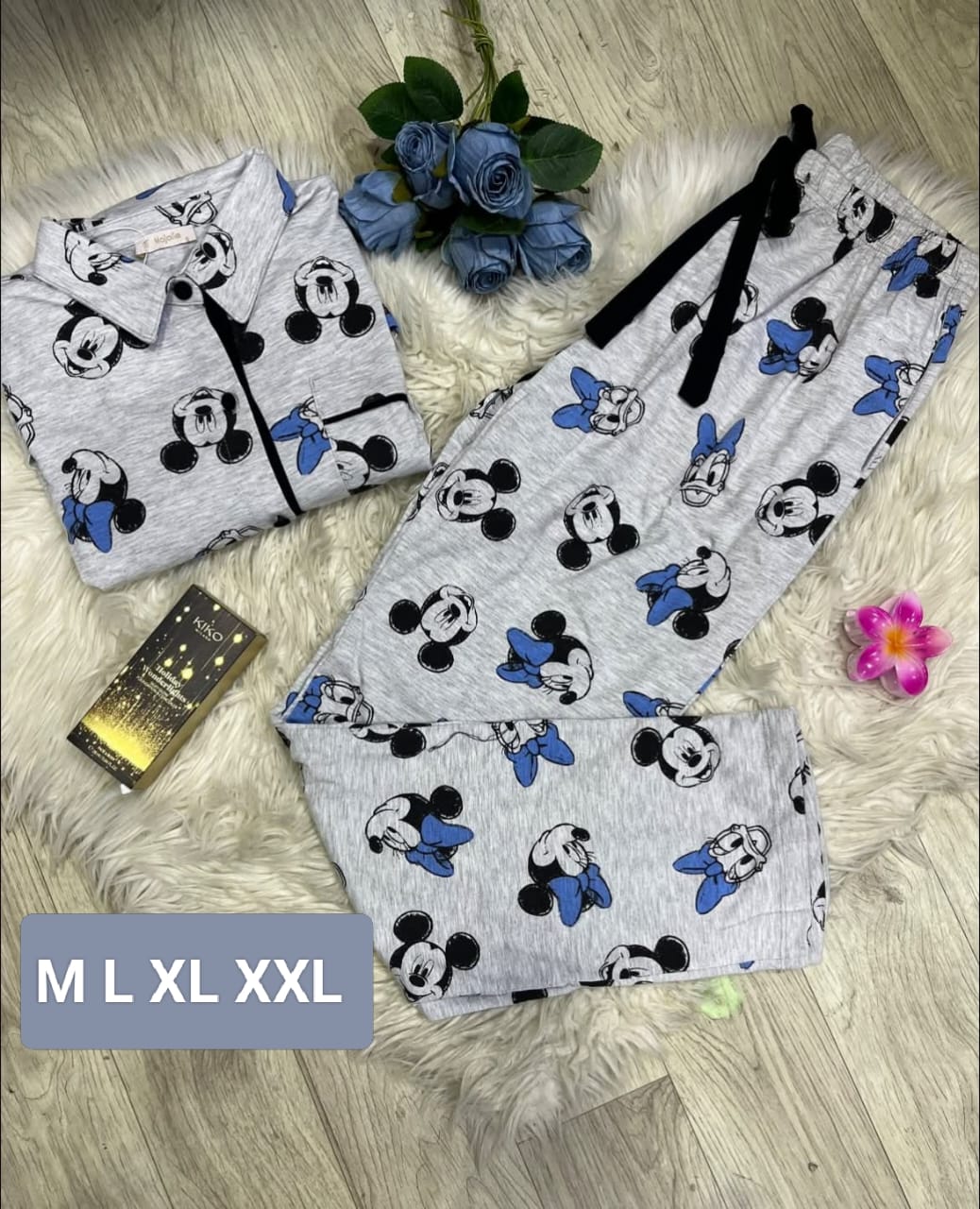 IMG-20251006-WA0020.jpg Pyjama chemise coton Mickey – Image 1