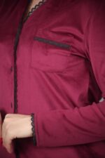 Pyjama en Velours – Élégance & Douceur Nocturne – Image 4