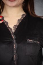 Pyjama en Velours – Élégance & Douceur Nocturne – Image 5