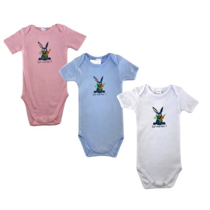 Body bébé demi-manches LAPIN