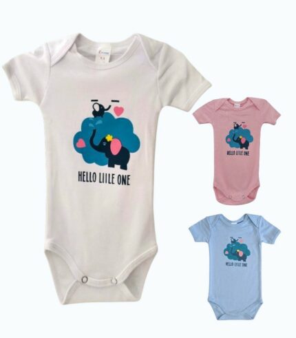 Body bébé demi-manches ELEPHANT