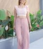 Pantalon Femme Large Taille Haute