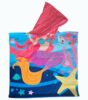 Poncho de Plage Enfant Fille 60x120 cm