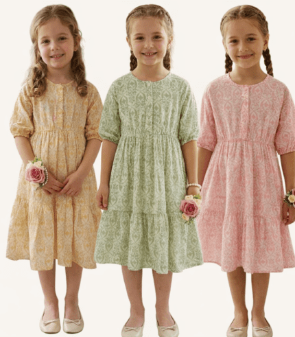 Robe fille coton légère
