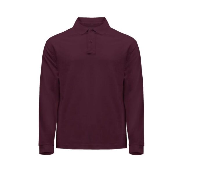 Polo homme piqué 100% coton manche longue – Image 7