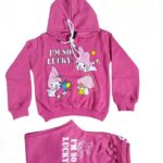 JOGGING FILLE ROSE